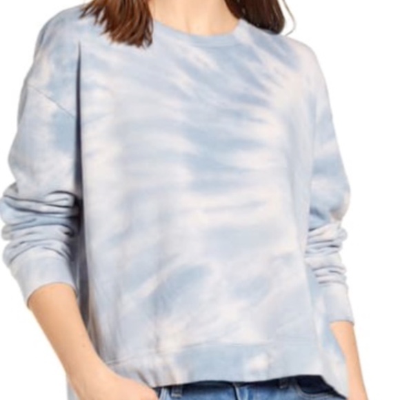 Splendid Tie Die Cotton Sweatshirt - Picture 1 of 4